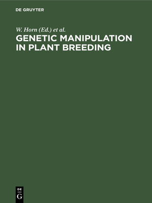 cover image of Genetic Manipulation in Plant Breeding